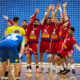 Rukometasi Srbije, na prijateljskoj utakmici protiv Slovenije, u Sportna dvorana Kocevje. Kocevje, 05.11.2023. foto: MN Press / vp Rukomet, Slovenija, Srbija
