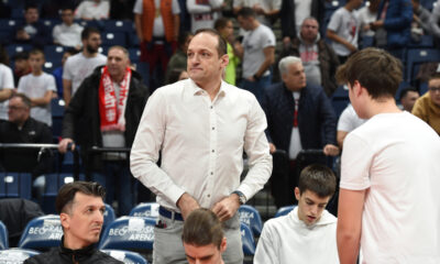 IGOR RAKOCEVIC, bivsi kosarkas Crvene zvezde, na utakmici Evrolige protiv Partizana, u Beogradskoj Stark areni. Beograd, 04.01.2024. foto: Nebojsa Parausic / MN press Kosarka, Euroleague, Partizan, Crvena zvezda