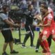 Jordan's Mousa Altamari celebrates after scoring his side's second goal during the Asian Cup round of 16 soccer match between Iraq and Jordan at Khalifa International Stadium in Doha, Qatar, Monday, Jan. 29, 2024. (AP Photo/Hussein Sayed)