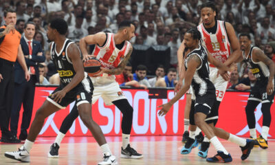 , kosarkas Crvene zvezde, na utakmici Evrolige protiv Partizana, u Beogradskoj Stark areni. Beograd, 04.01.2024. foto: Nebojsa Parausic / MN press Kosarka, Euroleague, Partizan, Crvena zvezda