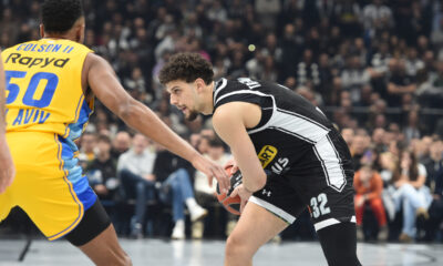 , kosarkas Partizana, na utakmici Evrolige protiv Makabija, u Beogradskoj Stark areni. Beograd, 12.01.2024. foto: Nebojsa Parausic / MN press Kosarka, Euroleague, Partizan, Makabi