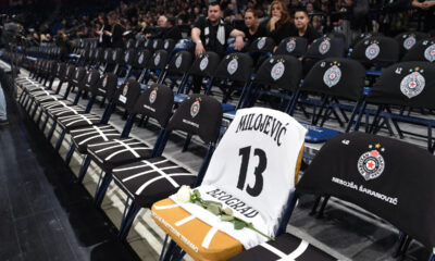 , kosarkas Partizana, na utakmici ABA lige protiv Mege, u Beogradskoj Stark Areni. Beograd, 22.01.2024. foto: Nebojsa Parausic Kosarka, ABA League, Partizan, Mega MIS