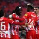 fudbaler Crvene zvezde na utakmici Superlige Prvenstva Srbije protiv Cukarickog na stadionu Rajko Mitic, Beograd, 24.02.2024. godine Foto: Marko Metlas Fudbal, Crvena zvezda, Superliga Prvenstvo Srbije, Cukaricki