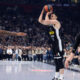 kosarkas Partizana na utakmici Evrolige protiv Efesa u hali Stark Beogradska arena, Beograd 29.02.2024. godine Foto: Marko Metlas Kosarka, Partizan, Evroliga, Efes, Anadolu Efes