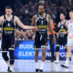 kosarkas Partizana na utakmici Evrolige protiv Efesa u hali Stark Beogradska arena, Beograd 29.02.2024. godine Foto: Marko Metlas Kosarka, Partizan, Evroliga, Efes, Anadolu Efes