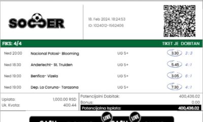 Dobitni tiket za vikend