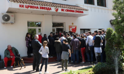 POCETAK prodaje karata ulaznica za utakmicu plej ofa Jadranske ABA lige kosarkasi Crvene zvezde protiv Buducnosti Podgorica na Malom Kalemegdanu, Beograd 21.04.2019. godine Foto: Marko Metlas Kosarka, Crvena zvezda, Plej of Jadranska ABA liga, Buducnost Podgorica, Ulaznice, Karte