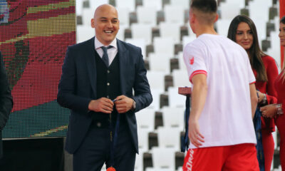 DARKO KOVACEVIC potpredsednik FSS fudbaleri Crvene zvezde na utakmici Superlige Prvenstva Srbije protiv Napretka Krusevac na stadionu Rajka Mitica, Beograd, 19.05.2019. godine Foto: Marko Metlas Fudbal, Crvena zvezda, Superliga Prvenstvo Srbije, Napredak Krusevac