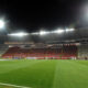 Prazne tribine na utakmici Lige Evrope Crvena zvezda - Hoffenhajm, na stadionu Rajko Mitic. Beograd, 03.12.2020. foto: Nebojsa Parausic Fudbal, UEFA, Crvena zvezda, Hofenhajm