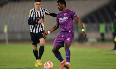 IBRAHIM TANKO fudbaler Javora Ivanjica na utakmici Superlige Prvenstva Srbije protiv Partizana na stadionu Partizana, Beograd 23.10.2022. godine Foto: Marko Metlas Fudbal, Partizan, Superliga Prvenstvo Srbije, Javor Ivanjica