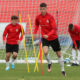 ANDREJ POPOVIC fudbaler U17 reprezentacije Srbije na treningu u sportskom centru FSS, Stara Pazova 12.05.2023. godine Foto: Marko Metlas Fudbal, Srbija U17, Trening