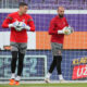 DJORDJE PETROVIC golman i VANJA MILINKOVIC SAVIC golman fudbaleri reprezentacije Srbije trening pred prijateljsku utakmicu protiv Jordana na stadionu Viola park, Bec, 15.06.2023. godine Foto: Marko Metlas Fudbal, Srbija, Jordan, Trening