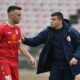 LJUBISA PECELJ fudbaler i FEDJA DUDIC trener fudbalera Radnickog1923 na utakmici Superlige Prvenstva Srbije protiv TSC-a na stadionu Cika Daca, Kragujevac 09.12.2023. godine Foto: MI / MN PRESS FUDBAL, MOZZART SUPERLIGA SRBIJE, PRVENSTVO SRBIJE, RADNICKI 1923 KRAGUJEVAC, TSC