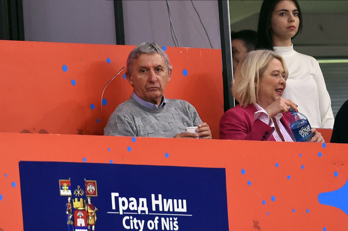 SVETISLAV PESIC selektor kosarkasa Srbije, na utakmici kupa Srbije Borac - Cacak 94, u hali Cair. Nis, 14.02.2024. foto: Nebojsa Parausic Kosarka, Kup Srbije Radivoj Korac, Borac Cacak, Cacak 94