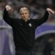 South Korea's head coach Jurgen Klinsmann reacts during the semi-final soccer match between Jordan and South Korea at Ahmad Bin Ali Stadium in Al Rayyan, Qatar, Tuesday, Feb. 6, 2024. (AP Photo/Thanassis Stavrakis)