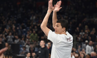 , basketball player of Bayern, at the Euroleague match against Partizan Belgrade, at Belgrade Stark Arena. Belgrade, 08.02.2024. photo: Nebojsa Parausic / MN Press BASKETBALL, EUROLEAGUE, PARTIZAN, BAYERN MUNICH