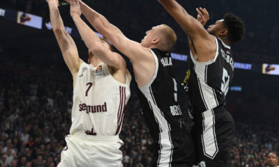 , basketball player of Bayern, at the Euroleague match against Partizan Belgrade, at Belgrade Stark Arena. Belgrade, 08.02.2024. photo: Nebojsa Parausic / MN Press BASKETBALL, EUROLEAGUE, PARTIZAN, BAYERN MUNICH