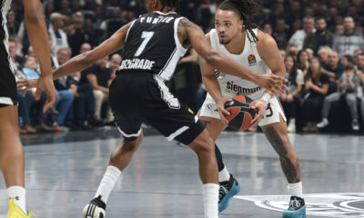 , basketball player of Bayern, at the Euroleague match against Partizan Belgrade, at Belgrade Stark Arena. Belgrade, 08.02.2024. photo: Nebojsa Parausic / MN Press BASKETBALL, EUROLEAGUE, PARTIZAN, BAYERN MUNICH