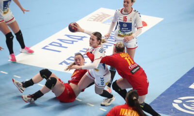 rukometasica Srbije na utakmici EHF kvalifikacija za Evropsko Prvenstvo protiv Crne Gore u Kristalnoj Dvorani, Zrenjanin 29.02.2024. godine Foto: Ivica Veselinov / MN PRESS RUKOMET, HANDBALL, SRBIJA, CRNA GORA, EHF, SERBIA, MONTENEGRO