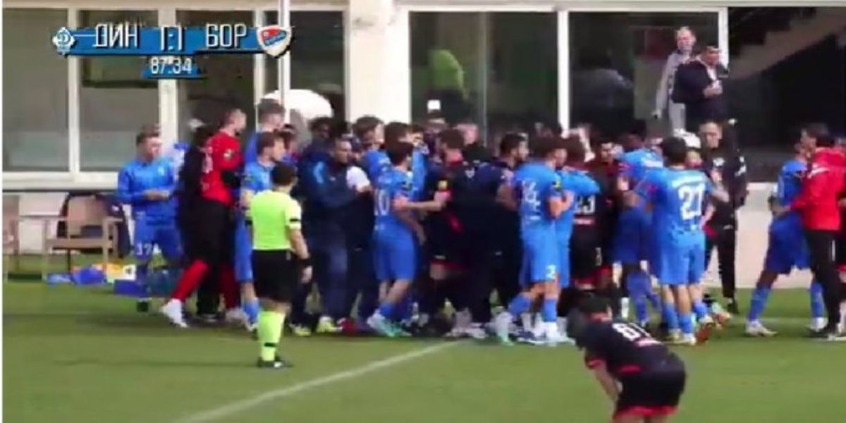 Dinamo Mahačkala - Borac banjaluka, tuča prijatlejski meč