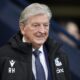FILE -Crystal Palace's head coach Roy Hodgson waits for the start of the English Premier League soccer match between Manchester City and Crystal Palace at the Etihad Stadium in Manchester, England, Saturday, Dec.16, 2023. Crystal Palace says Roy Hodgson is stepping down as manager of the Premier League team. The 76-year-old former England coach was hospitalized last week after falling ill in training. The incident came amid reports that Palace was about to replace him as manager. (AP Photo/Dave Thompson, File)