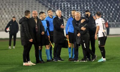 fudbaler Partizana na utakmici Mocart Superlige Prvenstva Srbije protiv Napretka na stadionu Partizana, Beograd 13.03.2024. godine Foto: Marko Metlas Fudbal, Partizan, Superliga Prvenstvo Srbije, Napredak