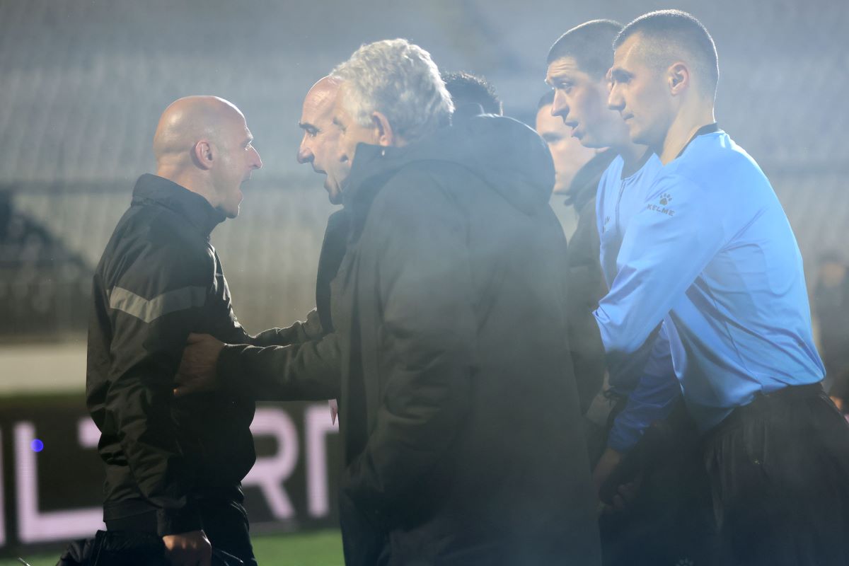 fudbaler Partizana na utakmici Mocart Superlige Prvenstva Srbije protiv Napretka na stadionu Partizana, Beograd 13.03.2024. godine Foto: Marko Metlas Fudbal, Partizan, Superliga Prvenstvo Srbije, Napredak