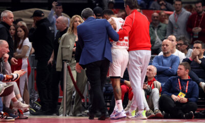 kosarkas Crvene zvezde na utakmici Evrolige protiv Makabija iz Tel Aviva u hali Beogradska Stark Arena, Beograd 14.03.2024. godine Foto: Marko Metlas kosarka, basketball, Evroliga, Euroleauge, Crvena zvezda, Makabi Tel Aviv