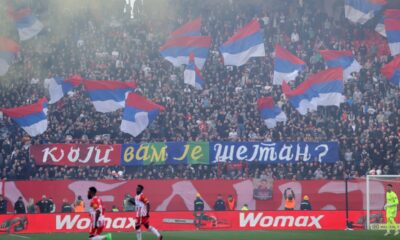 fudbaler Crvene zvezde na utakmici Superlige Prvenstva Srbije protiv Radnickog Kragujevac na stadionu Rajka Mitica, Beograd, 17.03.2024. godine Foto: Marko Metlas Fudbal, Crvena zvezda, Superliga Prvenstvo Srbije, Radnicki Kragujevac, Radnicki 1923