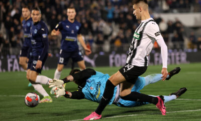 fudbaler Partizana na utakmici Mocart Superlige protiv Zeleznicara iz Panceva na stadionu Partizana, Beograd 02.03.2024. godine Foto: Marko Metlas Fudbal, Prvenstvo Srbije, Mocart Superliga, Partizan, Zeleznicar Pancevo