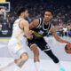 kosarkas Partizana na utakmici Evrolige protiv Real Madrida u hali Stark Beogradska arena, Beograd 21.03.2024. godine Foto: Marko Metlas Kosarka, Partizan, Evroliga, Real Madrid