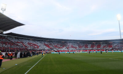 Delije koreografija na 172. Večitom derbiju na stadionu "Rajko Mitić"