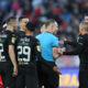 fudbaleri Partizana na utakmici Mocart Superlige protiv Crvene zvezde, na stadionu Rajko Mitic, Beograd, 09.03.2024. foto: Marko Metlas Fudbal, 172. derbi, Partizan, Crvena zvezda, derbi, Superliga