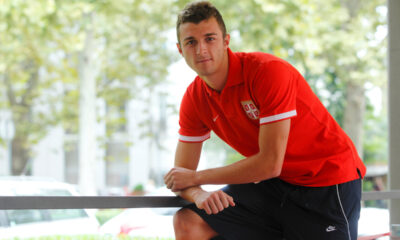 ALEKSANDAR CAVRIC fudbaler Genka, OFK Beograda i U21 mlade reprezentacije Srbije hotel M, Beograd, 02.09.2014. godine Foto: Marko Metlas Fudbal, Genk, OFK Beograd, Srbija, U21 mlada reprezentacija
