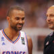 TONY PARKER Toni Parker, kosarkas Francuske, na prijateljskoj utakmici protiv Srbije, i trener ALEKSANDAR DJORDJEVIC, u Beogradskoj Kombank areni. Beograd, 25.06.2016. foto: Nebojsa Parausic Kosarka, Srbija, Francuska