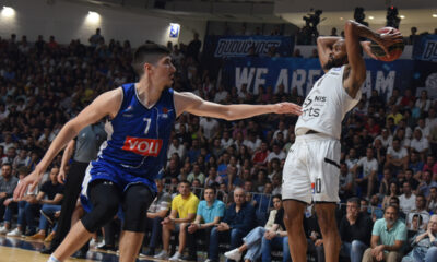 KEVIN PUNTER Kevin Panter, kosarkas Partizana, na utakmici polufinala ABA lige protiv Buducnosti, u hali Moraca. Podgorica, 15.05.2022. foto: MN Press / rb Kosarka, ABA league, Partizan, Buducnost