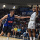 KEVIN PUNTER Kevin Panter, kosarkas Partizana, na utakmici polufinala ABA lige protiv Buducnosti, u hali Moraca. Podgorica, 15.05.2022. foto: MN Press / rb Kosarka, ABA league, Partizan, Buducnost