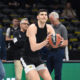 TRISTAN VUKCEVIC, kosarkas Partizana, na utakmici Evrolige protiv Reala, u Beogradskoj Stark areni. Beograd, 02.05.2023. foto: Nebojsa Parausic Kosarka, Euroleague, Partizan, Real