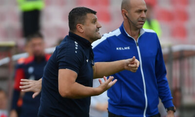 FEĐA DUDIĆ trener fudbalera Radnickog1923 na utakmici Superlige Prvenstva Srbije protiv Crvene zvezde na stadionu Cika Daca, Kragujevac 08.10.2023. godine Foto: MI / MN PRESS FUDBAL, MOZZART SUPERLIGA SRBIJE, PRVENSTVO SRBIJE, RADNICKI 1923 KRAGUJEVAC, CRVENA ZVEZDA