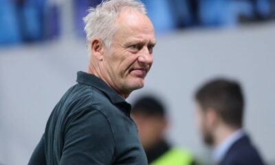 CHRISTIAN STREICH Kristijan Strajh trener fudbalera Frajburga na utakmici UEFA Lige Evropa protiv TSC Backa Topola na stadionu TSC arena, Backa Topola 26.10.2023. godine Foto: Marko Metlas Fudbal, TSC Backa Topola, UEFA Liga Evropa, Frajburg