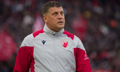 VLADAN MILOJEVIC trener fudbalera Crvene zvezde na utakmici Superlige Prvenstva Srbije protiv Cukarickog na stadionu Rajka Mitica, Beograd, 24.02.2024. godine Foto: Marko Metlas Fudbal, Crvena zvezda, Superliga Prvenstvo Srbije, Cukaricki