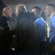 NIKOLA RADAKOVIC sudija iz Novog Sada i IGOR DULJAJ trener fudbalera Partizana na utakmici Superlige Prvenstva Srbije protiv Napretka Krusevac na stadionu Partizana, Beograd 13.03.2024. godine Foto: Marko Metlas Fudbal, Partizan, Superliga Prvenstvo Srbije, Napredak Krusevac
