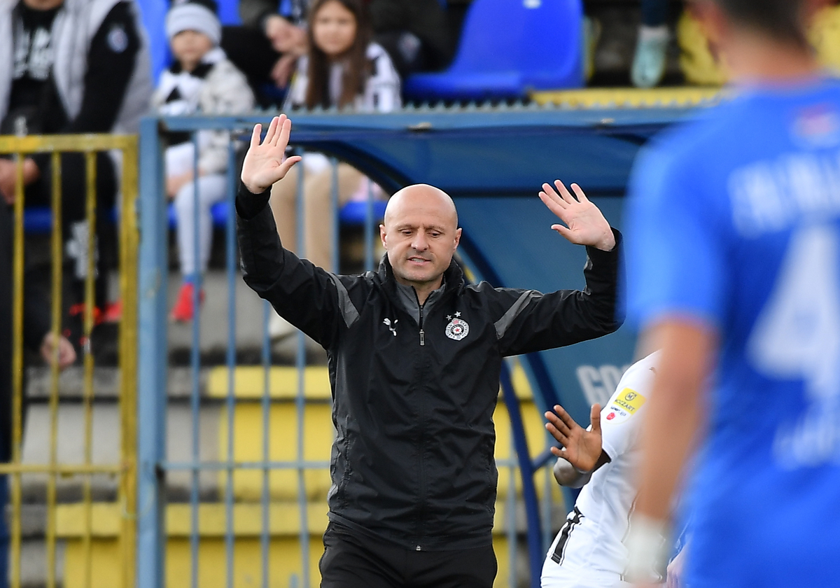 IGOR DULJAJ trener fudbalera Partizana, na prvenstvenoj utakmici protiv Mladosti, na stadionu SRC MR Rados Milovanovic. Lucani, 17.03.2024. foto: MN Press / mi Fudbal, Mladost Lucani, Partizan