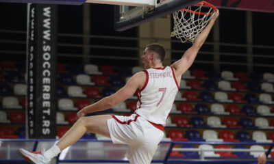 kosarkas FMP Zeleznika na utakmici ABA lige protiv Buducnosti u hali FMP Arena, Beograd 21.03.2024. godine Foto: Ivica Veselinov / MN PRESS KOSARKA, BASKETBALL, ABA LIGA, ABA LEAGUE, FMP ZELEZNIK, BUDUCNOST PODGORICA