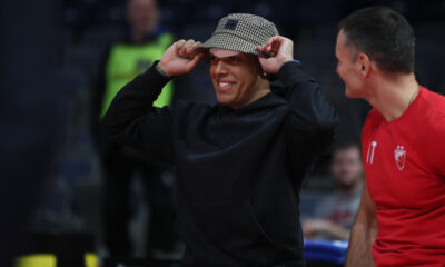 kosarkas Crvene Zvezde na utakmici Evrolige protiv Virtusa u hali Beogradska Stark Arena, Beograd 22.03.2024. godine Foto: Ivica Veselinov / MN PRESS KOSARKA, BASKETBALL, EVROLIGA, EUROLEAGUE, CRVENA ZVEZDA, VIRTUS