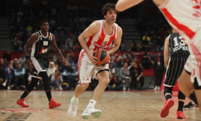kosarkas Crvene Zvezde na utakmici Evrolige protiv Virtusa u hali Beogradska Stark Arena, Beograd 22.03.2024. godine Foto: Ivica Veselinov / MN PRESS KOSARKA, BASKETBALL, EVROLIGA, EUROLEAGUE, CRVENA ZVEZDA, VIRTUS