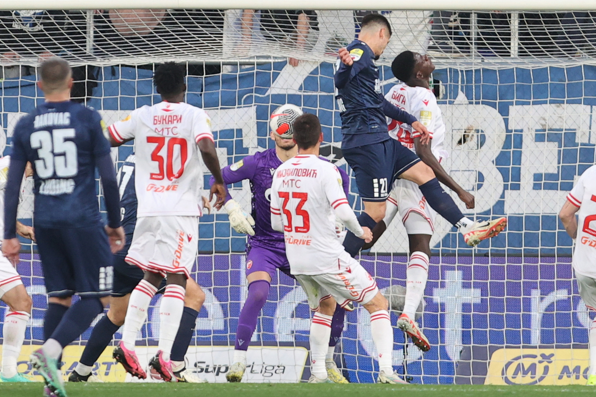 fudbaler TSC-a na utakmici Mocart Superlige protiv Crvene zvezde na stadionu TSC arena, Backa Topola 02.03.2024. godine Foto: Milan Rasic Fudbal, TSC Backa Topola, Crvena zvezda, prvenstvo Srbije