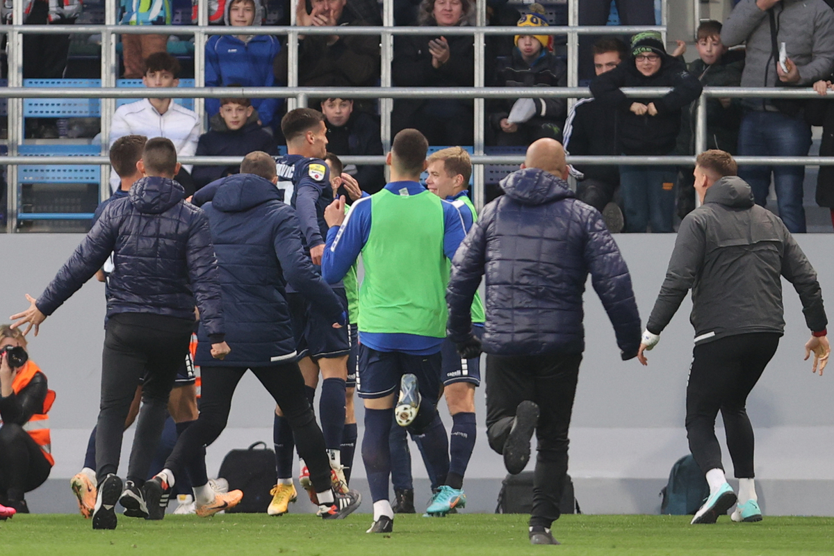 fudbaler TSC-a na utakmici Mocart Superlige protiv Crvene zvezde na stadionu TSC arena, Backa Topola 02.03.2024. godine Foto: Milan Rasic Fudbal, TSC Backa Topola, Crvena zvezda, prvenstvo Srbije