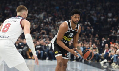 , kosarkas Partizana, na utakmici Evrolige protiv Baskonje, u Beogradskoj Stark Areni. Beograd, 19.03.2024. foto: Nebojsa Parausic / MN Press BASKETBALL, EUROLEAGUE, PARTIZAN, BASKONIA