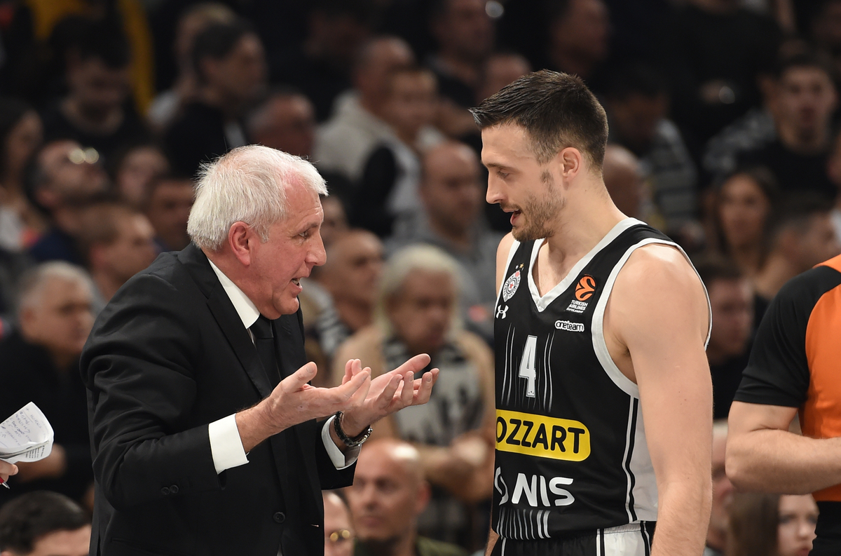, kosarkas Partizana, na utakmici Evrolige protiv Baskonje, u Beogradskoj Stark Areni. Beograd, 19.03.2024. foto: Nebojsa Parausic / MN Press BASKETBALL, EUROLEAGUE, PARTIZAN, BASKONIA